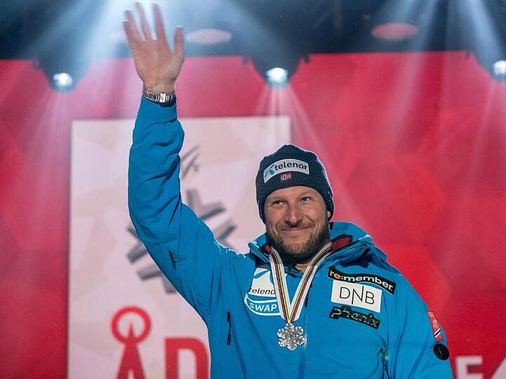 Aksel Lund Svindal verabschiedete sich mit der Silbermedaille.