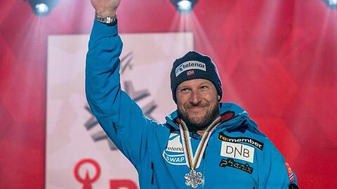 Aksel Lund Svindal verabschiedete sich mit der Silbermedaille.