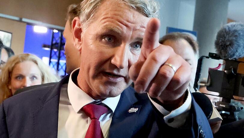 Seine Partei ist erstmals stärkste Kraft in einem Bundesland: Thüringens AfD-Chef Björn Höcke.