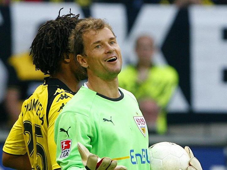Jens Lehmann ist beim Spiel in Dortmund wieder mal ausfällig geworden.