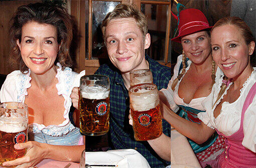 In Käfers Wiesn-Schänke ließ sich Matthias Schweighöfer das Bier schmecken. Wer sonst noch da war, und wo es noch Promi-Auflauf gab, in der Bilderstrecke.
