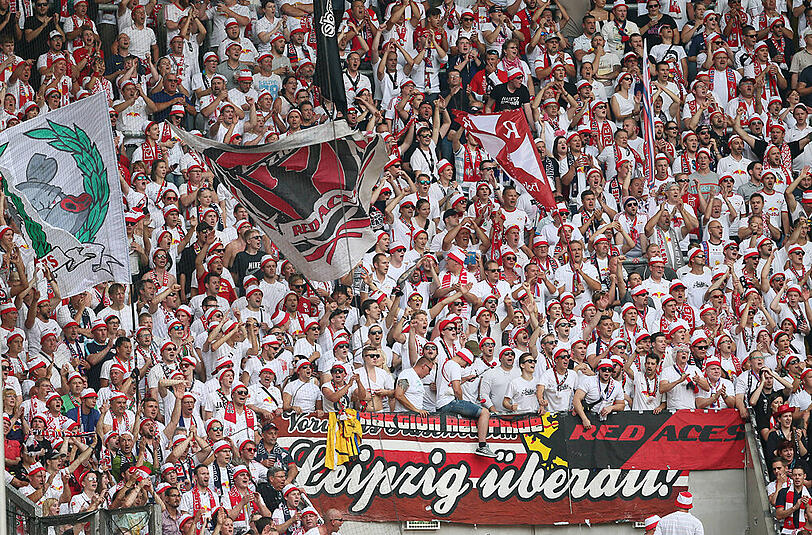 Die Fans von RB Leipzig.