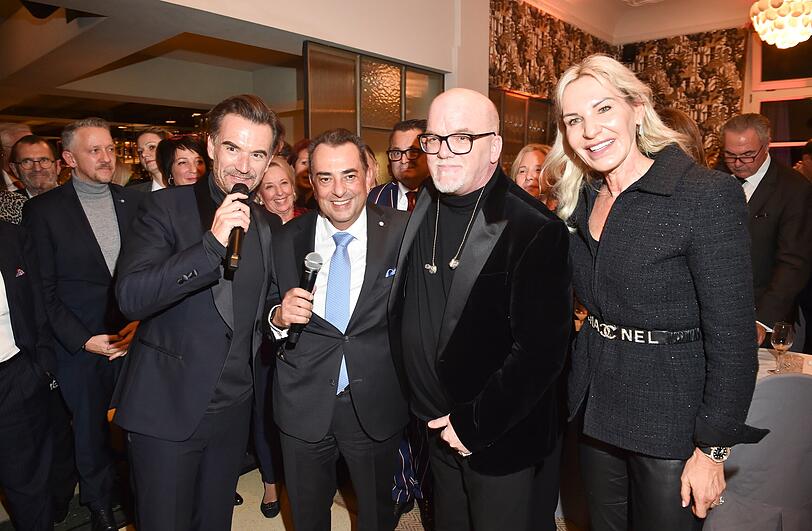 Florian Silbereisen, Stavros Kostantinidis, DJ Ötzi und Saskia Greipl