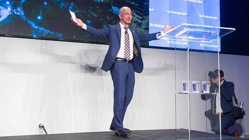 Hatte ganz kurz mal mehr Geld als Bill Gates: Amazon-Boss Jeff Bezos.