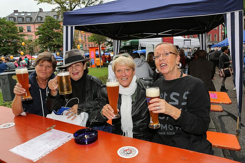 Dem durchwachsenen Wetter zum Trotz: Beim Gärtnerplatzfest hatten alle ihren Spaß.