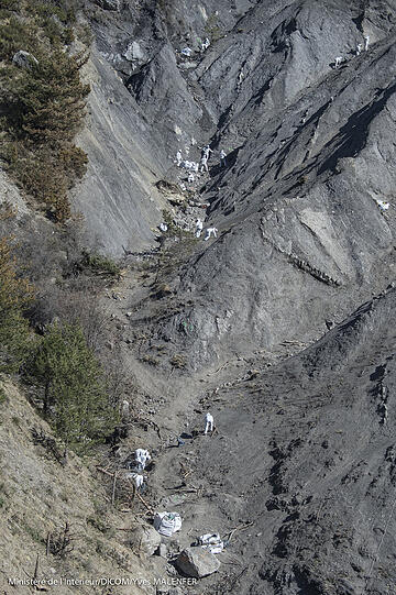Bilder von der Germanwings-Katastrophe...