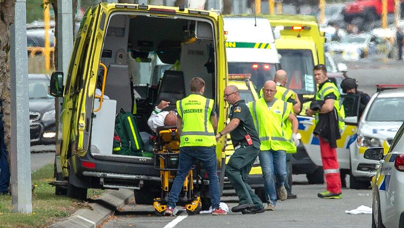 Die Rettungskräfte in Neuseeland mussten sich um zahlreiche Verletzte kümmern. Die Rettungskräfte in Neuseeland mussten sich um zahlreiche Verletzte kümmern.