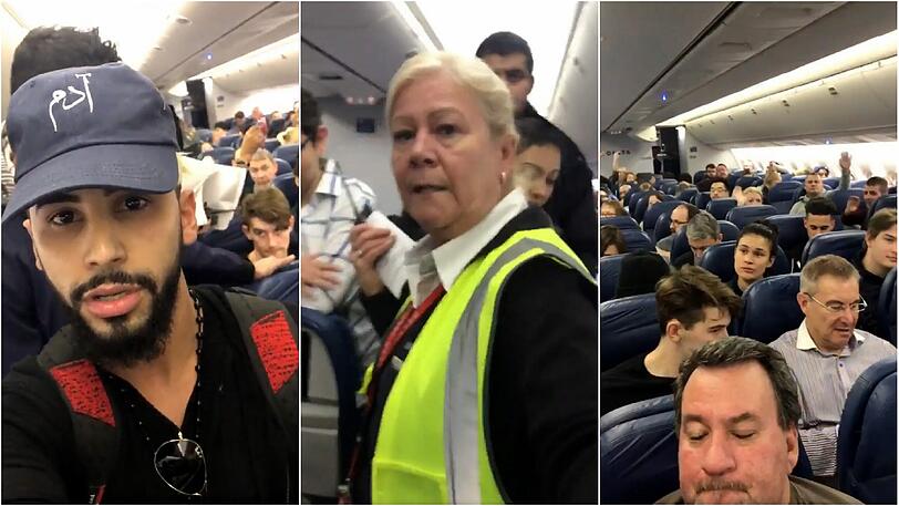 Adam Saleh wurde aus einem Flugzeug geworfen, weil er am Telefon arabisch gesprochen hatte - das behauptet zumindest der YouTube-Star.
