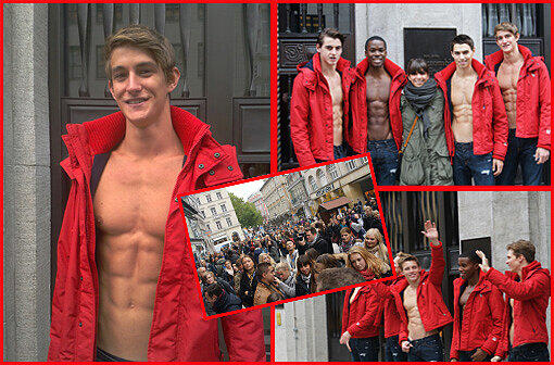 Abercrombie and Fitch: Bilder vom Laden in München