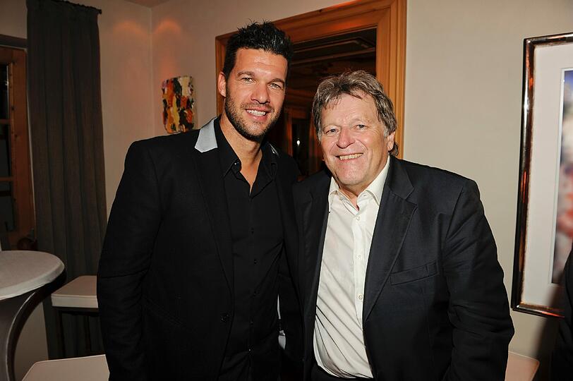 Michael Ballack und Norbert Haug