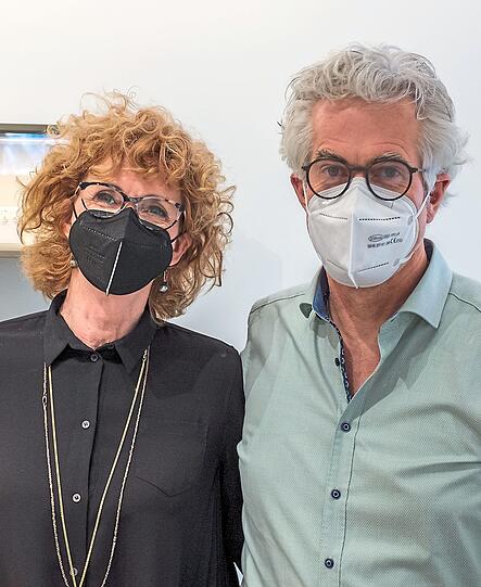 Sibylle Blessing und ihr Mann Werner, Inhaber des Juweliers Carl Thomass.