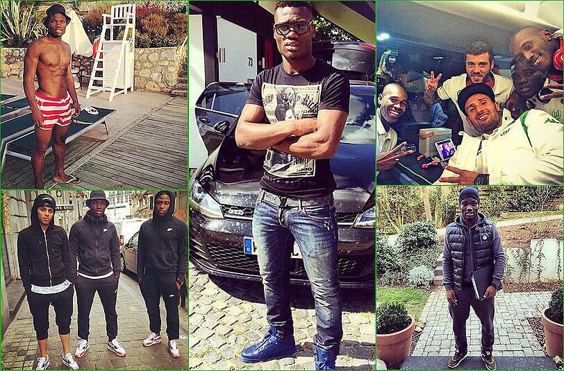 Junior Malanda postete auf Instagram regelmäßig Schnappschüsse aus seinem Leben - meistens inmitten seiner Freunde oder "VfL Wolfsburg"-Kollegen. Mehr Bilder in der Galerie.