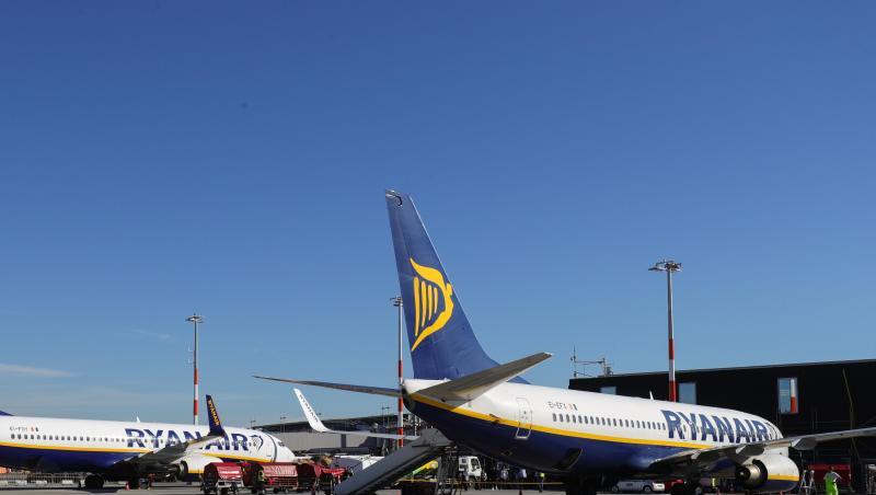 Ryanair-Maschinen auf dem Flughafen Hamburg. Ryanair-Maschinen auf dem Flughafen Hamburg.