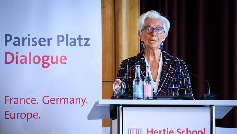 EZB-Präsidentin Christine Lagarde sieht die Weltordnung in ihren Grundfesten erschüttert