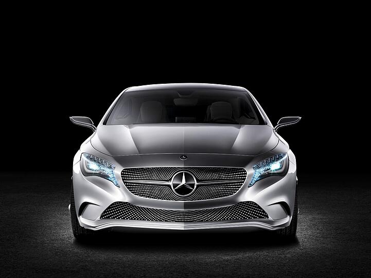 Neue Formen in der Kompaktklasse: Die Front des Concept A wirkt sehr sportlich und elegant.