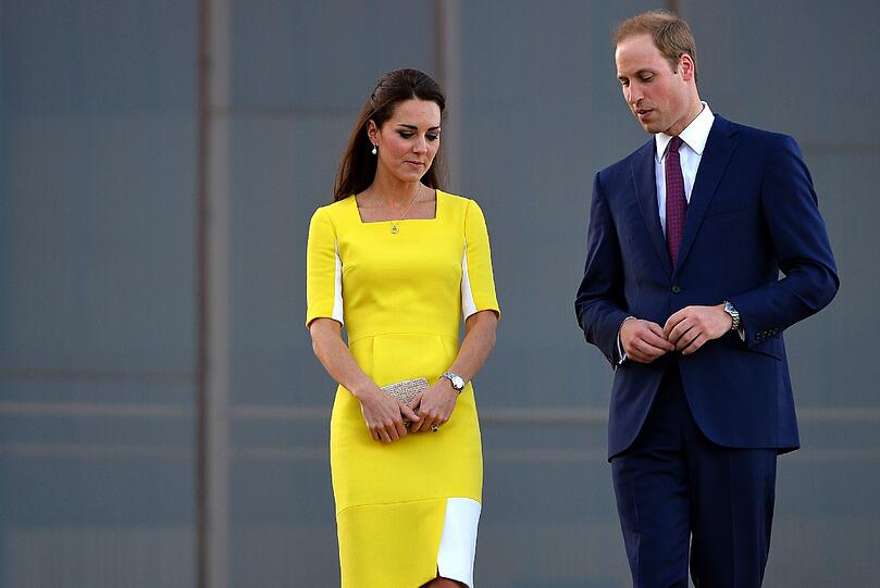 Weitere Bilder der royalen Familie  bei ihrem fröhlichen Empfang in Sydney.