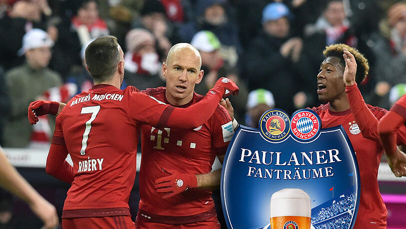 Gewinnen Sie mit der AZ und Paulaner zwei Tickets für die Bundesliga-Begegnung zwischen dem FC Bayern und Eintracht Frankfurt. Gewinnen Sie mit der AZ und Paulaner zwei Tickets für die Bundesliga-Begegnung zwischen dem FC Bayern und Eintracht Frankfurt.