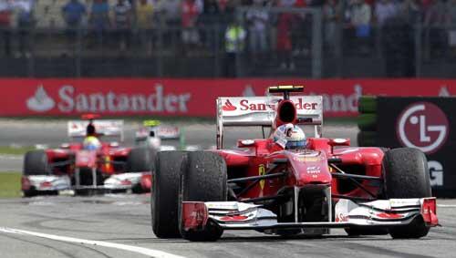 Ferrari auf dem Weg zum Doppelsieg Ferrari auf dem Weg zum Doppelsieg