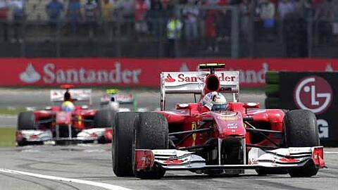 Ferrari auf dem Weg zum Doppelsieg
