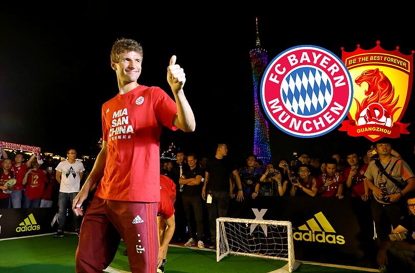 FC Bayern auf China-Reise: Am Donnerstag empfängt der Rekordmeister Guangzhou Evergrand