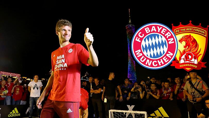 FC Bayern auf China-Reise: Am Donnerstag empfängt der Rekordmeister Guangzhou Evergrand FC Bayern auf China-Reise: Am Donnerstag empfängt der Rekordmeister Guangzhou Evergrand