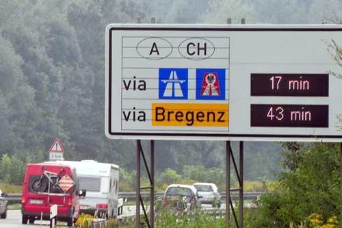Österreichs Autobahnen sind gebührenpflichtig.