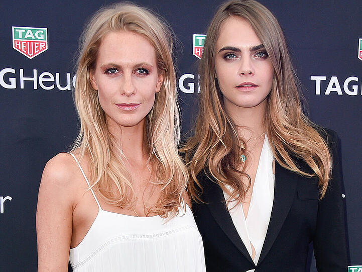 Stilbewusste Schwestern: Poppy und Cara Delevingne