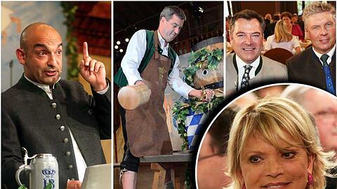 Django Asül und Markus Söder: Der traditionelle Maibock-Anstich im Hofbräuhaus. Die besten Bilder.