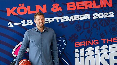 Rührt die Werbetrommel für die Basketball-EM: Spielerlegende Dirk Nowitzki.
