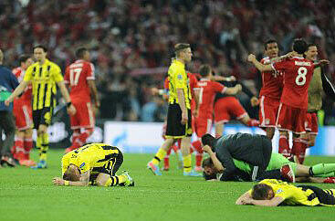 Der FC Bayern und Borussia Dortmund standen sich im Champions-League-Finale 2013 im Wembley-Stadion gegenüber.