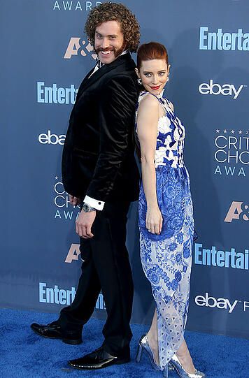 T.J. Miller und seine Ehefrau Kate Gorney