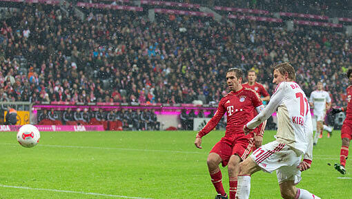 Philipp Lahm agierte vor dem 0:1-Rückstand äußerst unglücklich. Philipp Lahm agierte vor dem 0:1-Rückstand äußerst unglücklich.