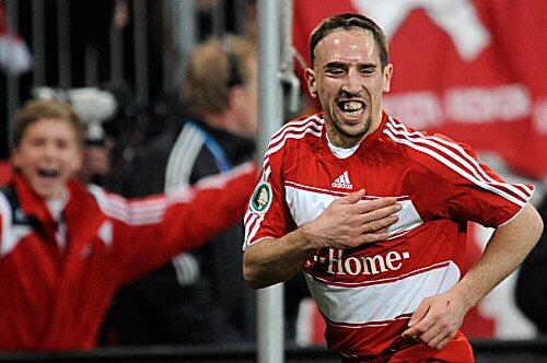 Das Umfeld passt sportlich und privat - Fanck Ribéry kann oft jubeln
