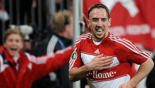 Das Umfeld passt sportlich und privat - Fanck Ribéry kann oft jubeln Das Umfeld passt sportlich und privat - Fanck Ribéry kann oft jubeln