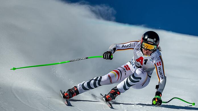 Kira Weidle in Aktion.