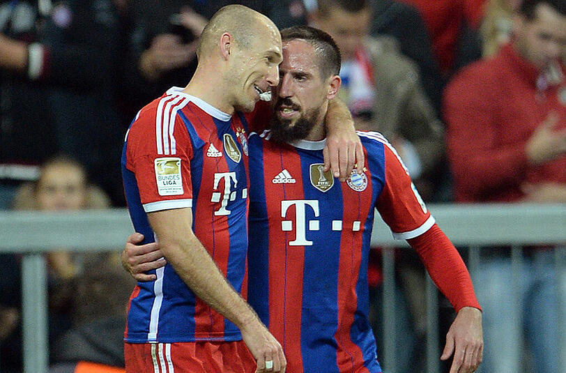 Ohne sie fehlt den Bayern Qualität im Eins gegen Eins: Arjen Robben (l.) und Franck Ribéry.