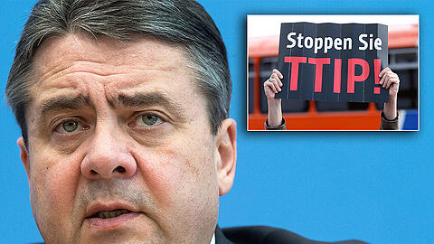 Obwohl das Vertrauen der Bürger gegenüber dem US-Handelsabkommen TTIP stark schwindet, rührt Bundeswirtschaftsminister und Vizekanzler Sigmar Gabriel (SPD) die Werbetrommel dafür.