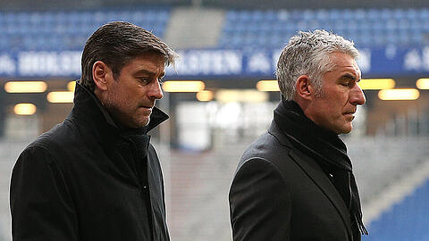 Wieder vereint: Sportdirektor Oliver Kreuzer und Trainer Mirko Slomka sollen den KSC zurück auf die Spur bringen.
