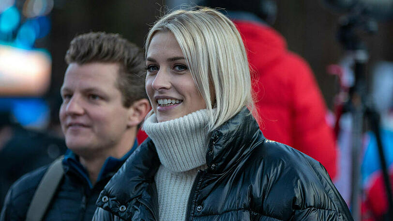 Model Lena Gercke greift an kalten Tagen gerne auf dicke Wollpullover zurück.