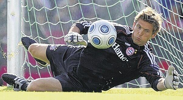 Bayern-Torhüter Jörg Butt in Aktion.