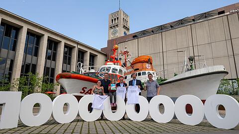 Die 100-millionsten Besucher: Familie Wiedemann