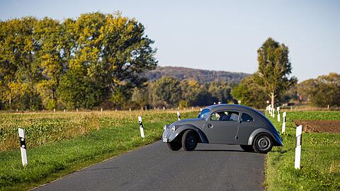 Nur bei trockenem Wetter fährt Traugott Grundmann sein Auto.