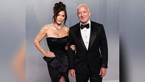 Jeff Bezos und Lauren S&aacute;nchez feiern gerne mit Hollywoodstars.