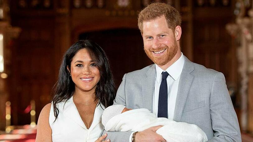 Prinz Harry und Herzogin Meghan präsentieren im Mai Baby Archie der Weltöffentlichkeit