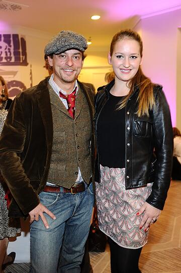 Schauspieler Florian Fischer und Luzie Seitz auf Pink Charity Night
