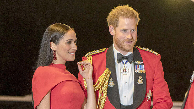 Herzogin Meghan und Prinz Harry beim Mountbatten Festival of Music im vergangenen März in London.