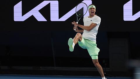 Spielt derzeit bei den Australian Open hervorragendes Tennis: Alexander Zverev.