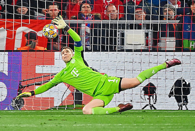 Bleibt gegen Arsenal zum 58. Mal ohne Gegentor in der Champions League: Der neue Rekordhalter Manuel Neuer.