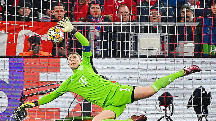 Bleibt gegen Arsenal zum 58. Mal ohne Gegentor in der Champions League: Der neue Rekordhalter Manuel Neuer.