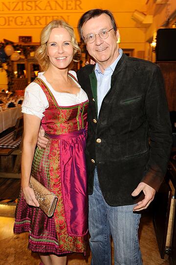 Moderatorin Katja Burkard und Hans Mahr